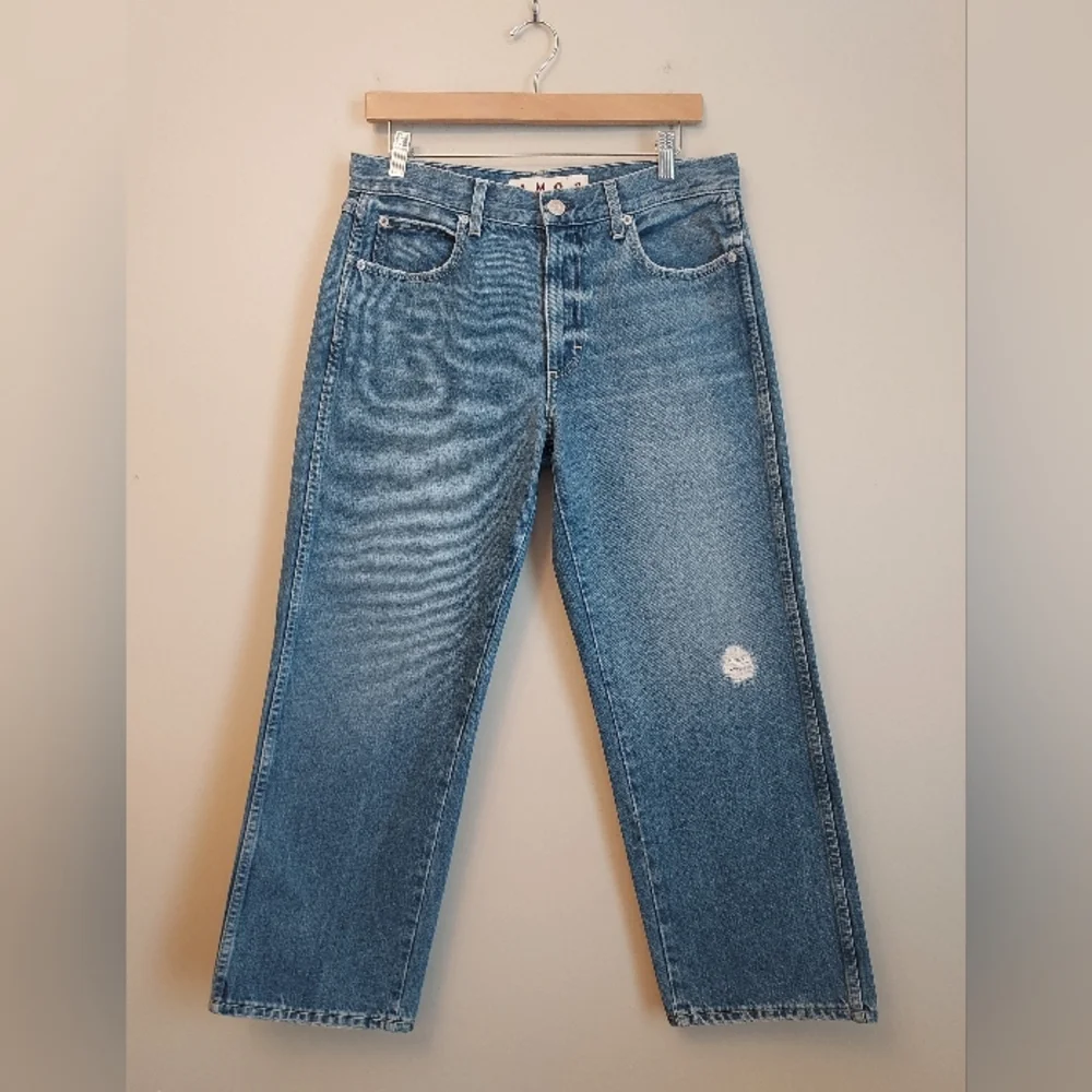 AMO Billie High Rise Cropped Denim Jean Jeans Size 27 - Picture 12 of 12